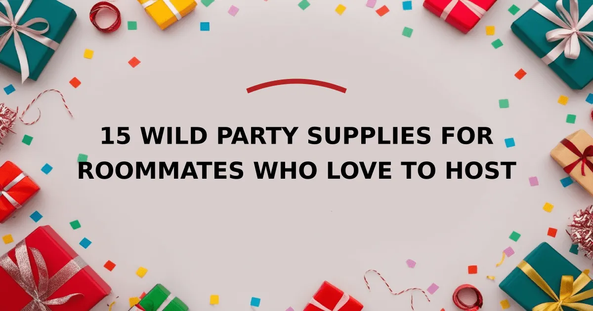 15 Wild Party Supplies for Roommates Who Love to Host